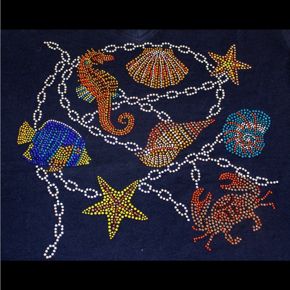 Seashell tshirt 2x - Picture 3 of 6